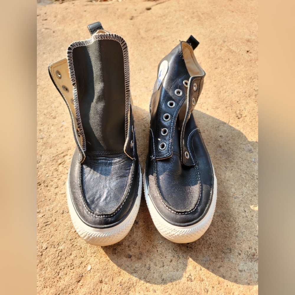 Converse All Star Leather High Tops